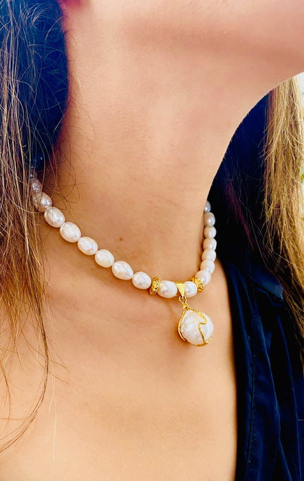 Jasmine Pearl Necklace