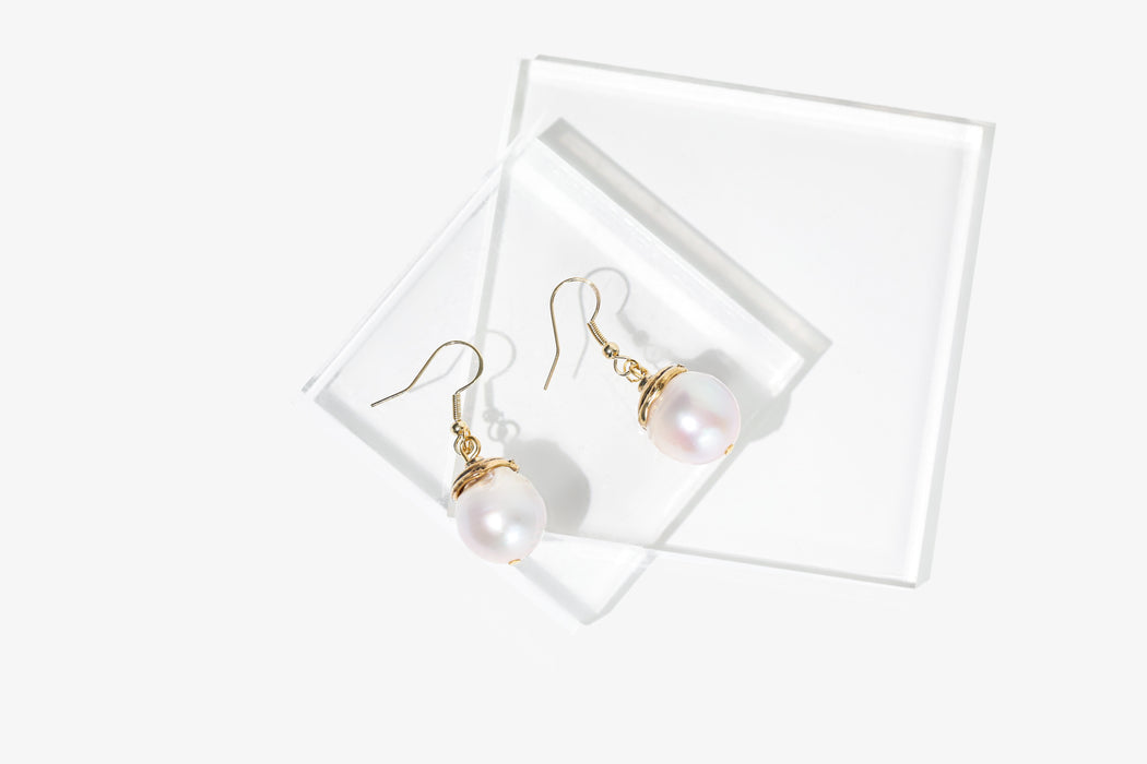 Natural Baroque Pearl Earrings