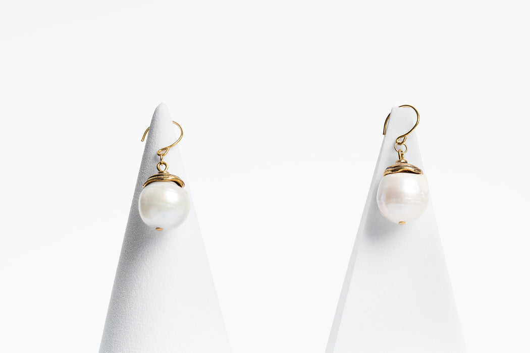 Natural Baroque Pearl Earrings